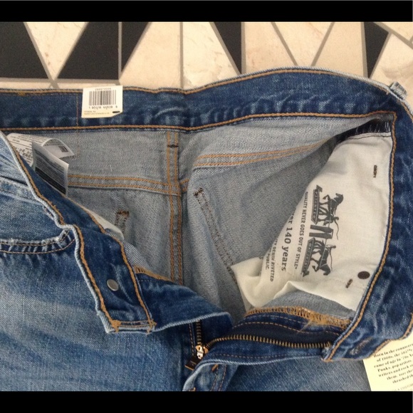 LEVI'S - 505c Distressed Vintage Style Jeans - Picture 4 of 8